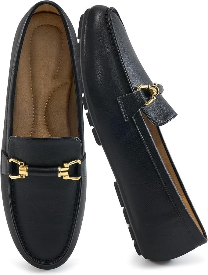 Judxsious Loafers Womens Classic Slip On Driving Penny-Loafers Casual Women's Moccasins Business ... | Amazon (CA)