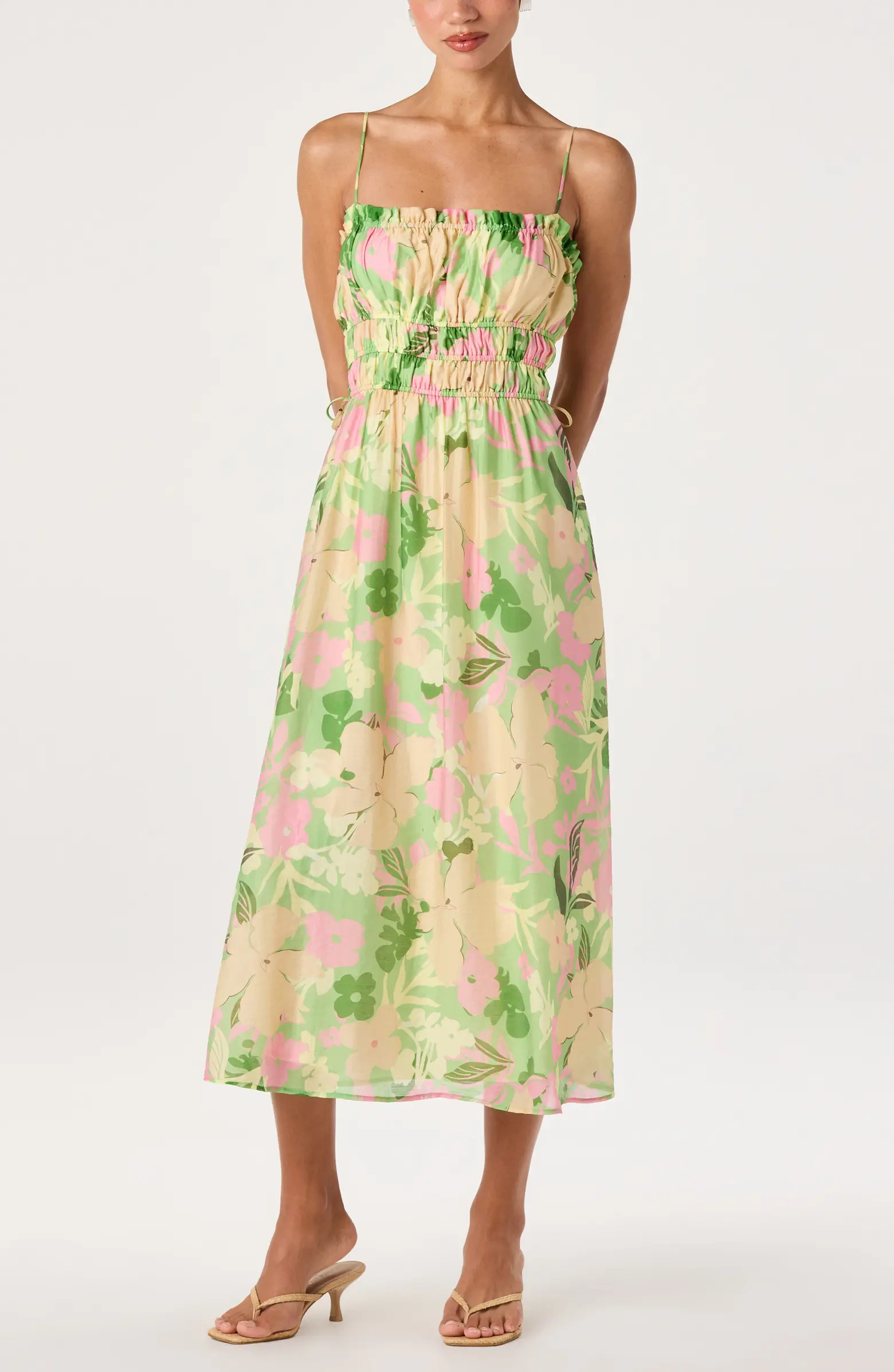 ASTR the Label Maren Floral Print A-Line Dress | Nordstrom | Nordstrom