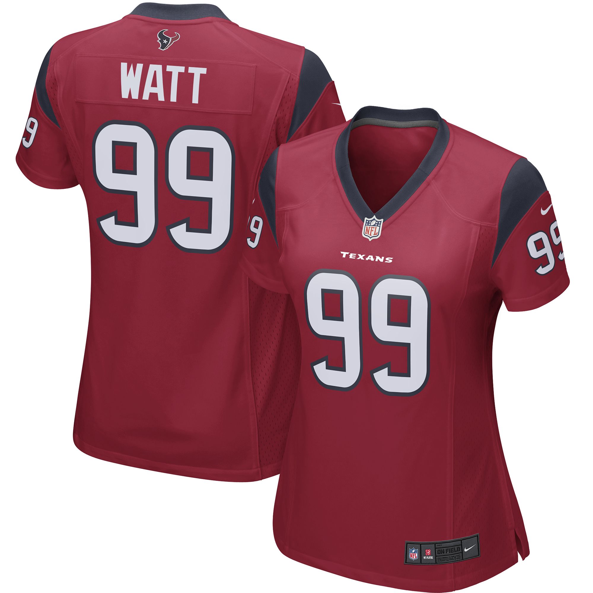 J.J. Watt Houston Texans Nike Women's Player Game Jersey - Red | Fanatics