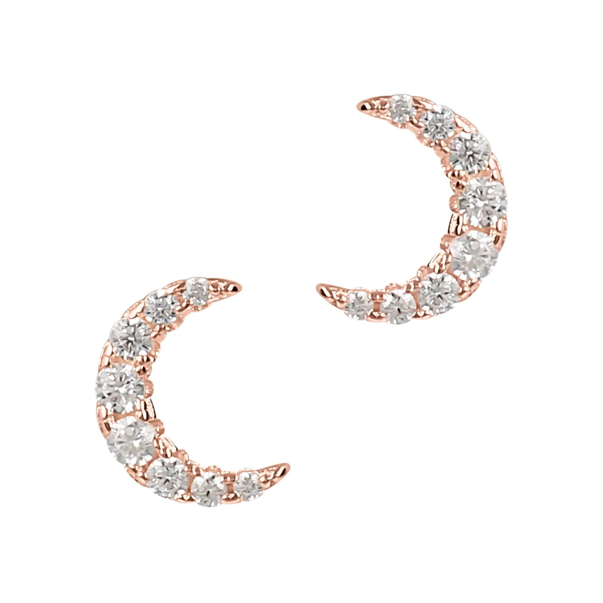 Autentica - Crescent Moon Stud Earrings | Shop Simon