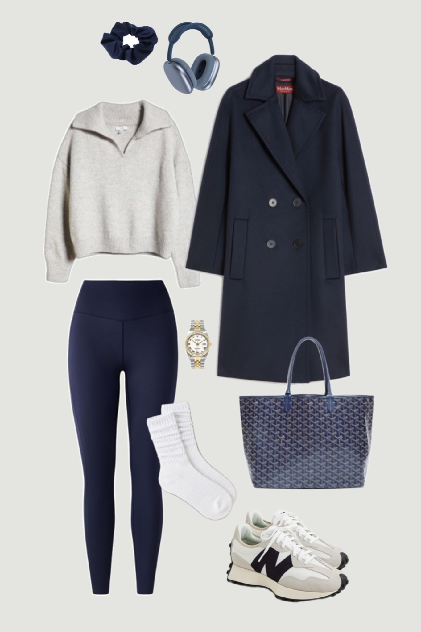 Airport outfit ✈️ travel style, casual chic outfit, navy outfit 

#LTKFindsUnder100 #LTKTravel