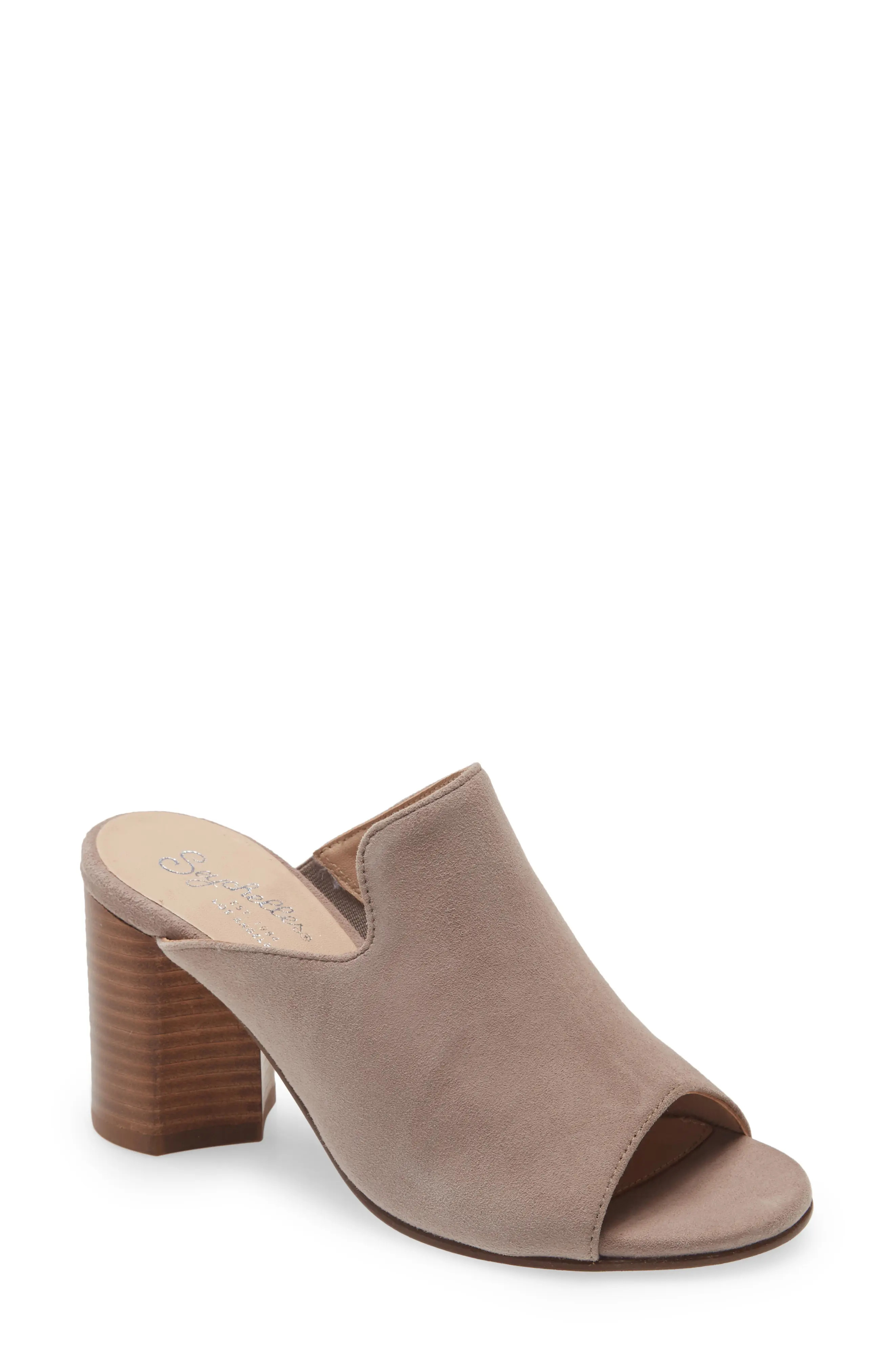 Seychelles Gather Around Slide Sandal, Size 8 in Taupe Suede at Nordstrom | Nordstrom