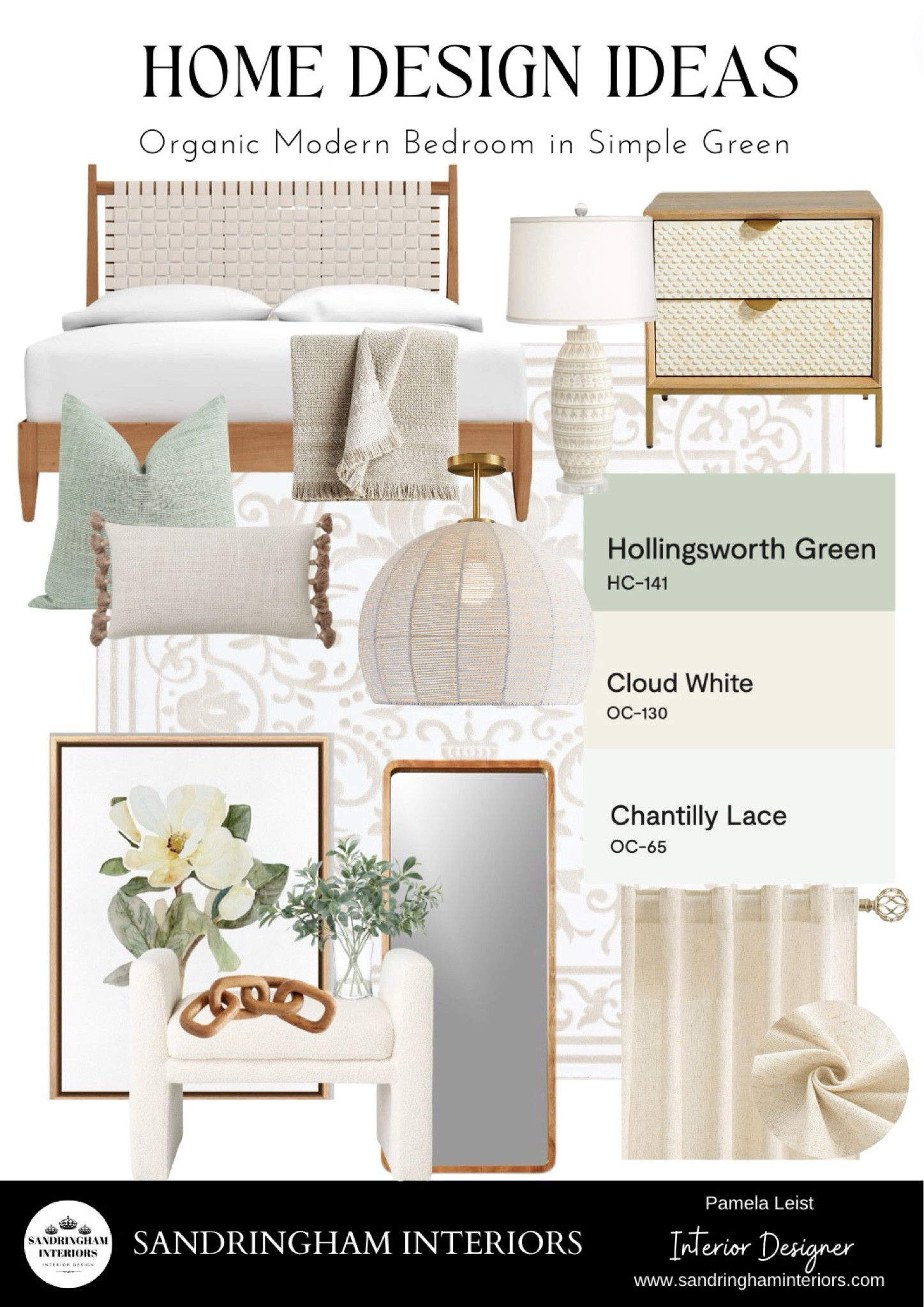 I think one of my favorite colors for a bedroom space is a serene green, it is inviting,  welcoming and relaxing all wrapped up in cozy textures.  Hope you enjoy this design concept..shop below for all the deets!!  Organic Modern Bedroom | Bed Frame | Nightstands | Pillows | Cream Patterned Area Rug | Ottoman | Wall Mirror | Floral Art | Table Lamp | Ceiling Light | Crate & Barrel | Target | Walmart | Anthropologie | Wayfair CB2

Follow my shop @UKDZYNRHOME on the @shop.LTK app to shop this post and get my exclusive app-only content!



#LTKHome #LTKStyleTip