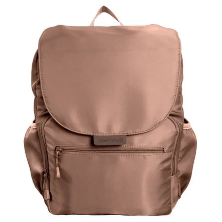 Jool Baby Relay Diaper Bag Backpack with Changing Pad – 12-Pocket Large Capacity Bag, Includes Insulated Bottle Pockets, Wearable Breast Pump Pockets, Baby Wipe Dispenser Pocket & More (Mocha) | Walmart (US)