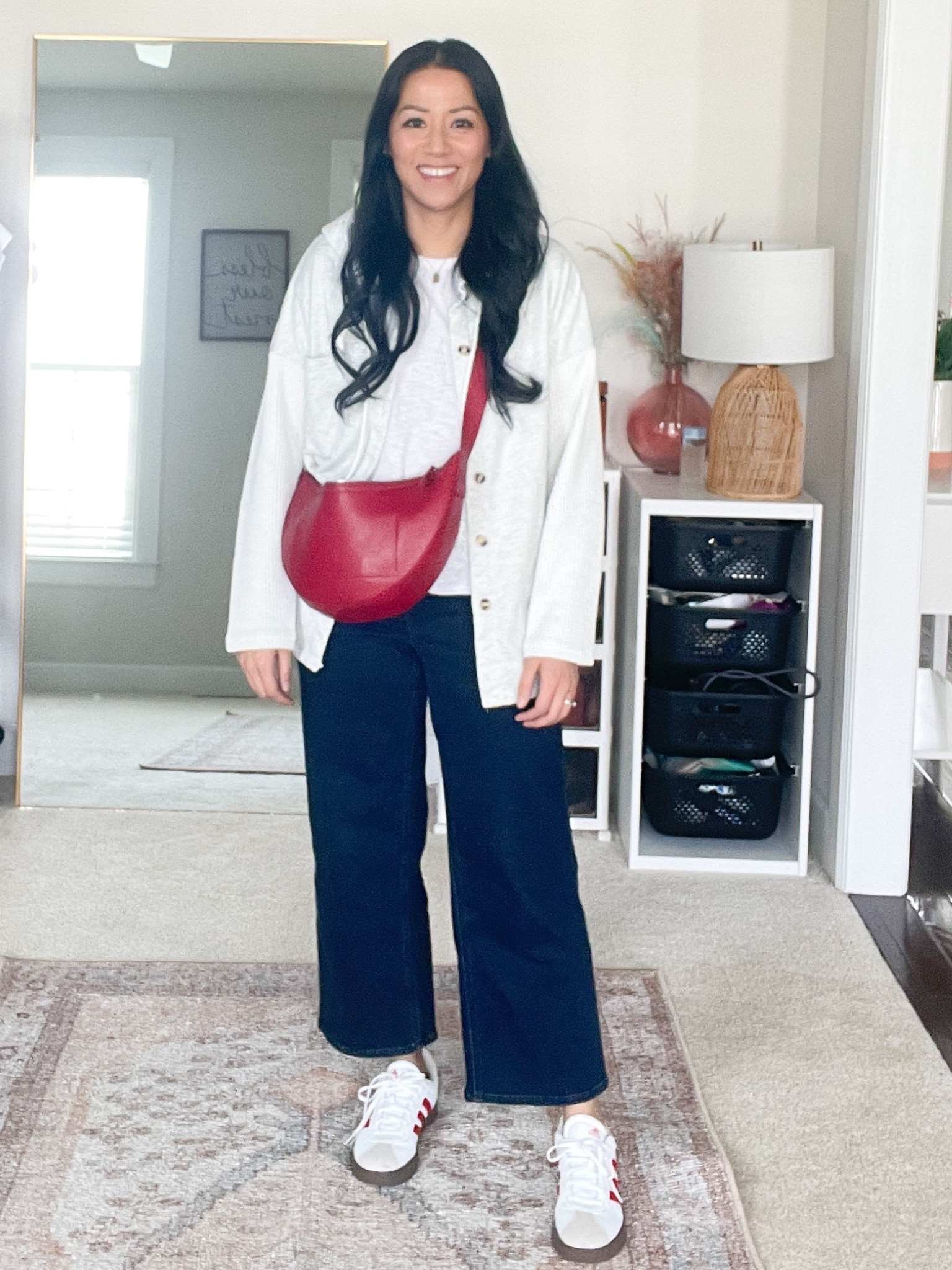 Size small top and tee
Size 6 jeans (size up)
Kids size 6 sneakers 


#LTKFindsUnder50 #LTKStyleTip #LTKSaleAlert