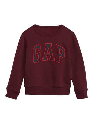 GAP Baby Boys Logo Sweatshirt Deep Garnet Red 3-6M | Amazon (US)