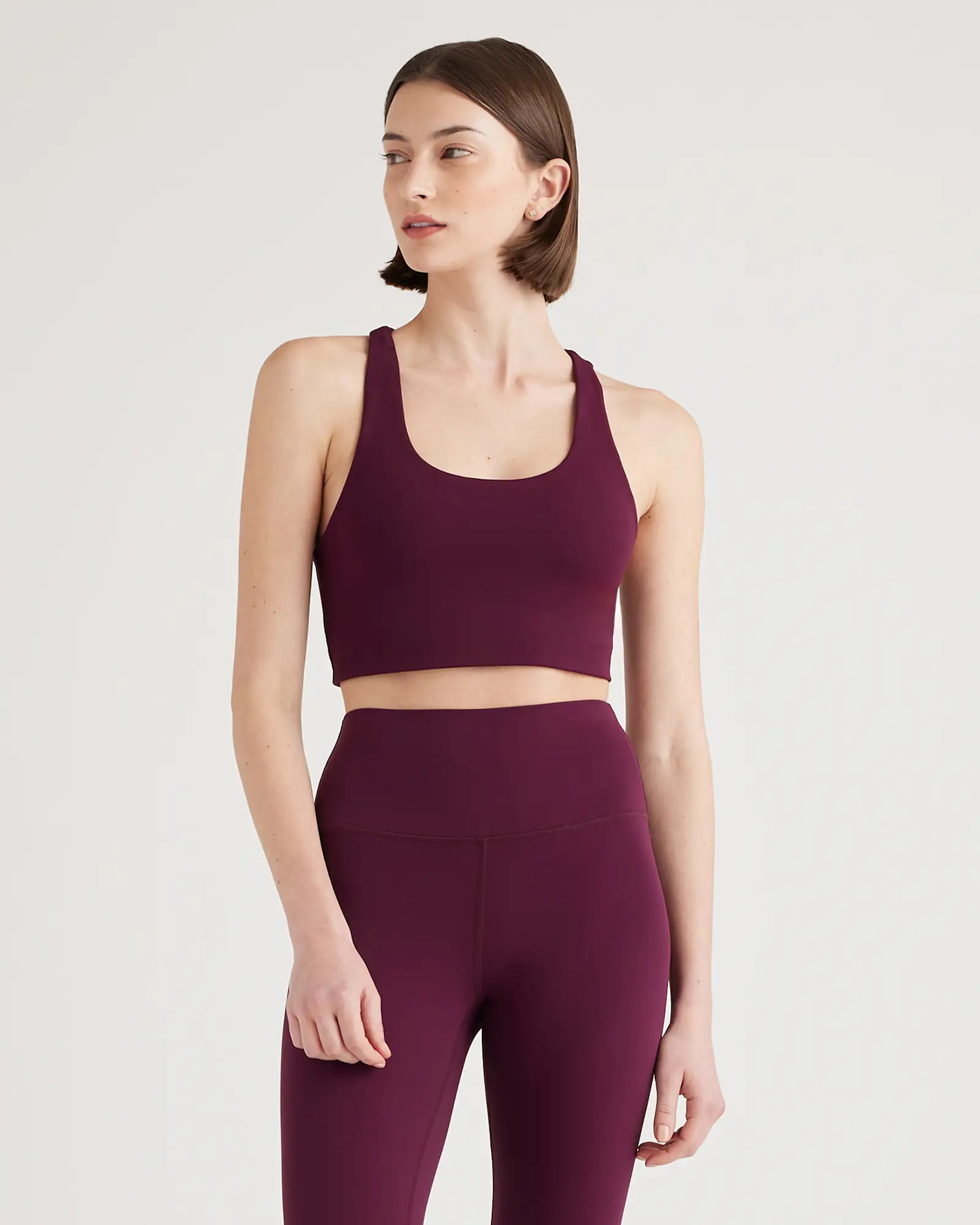 Ultra-Form Scoop-Neck Longline Bra | Quince