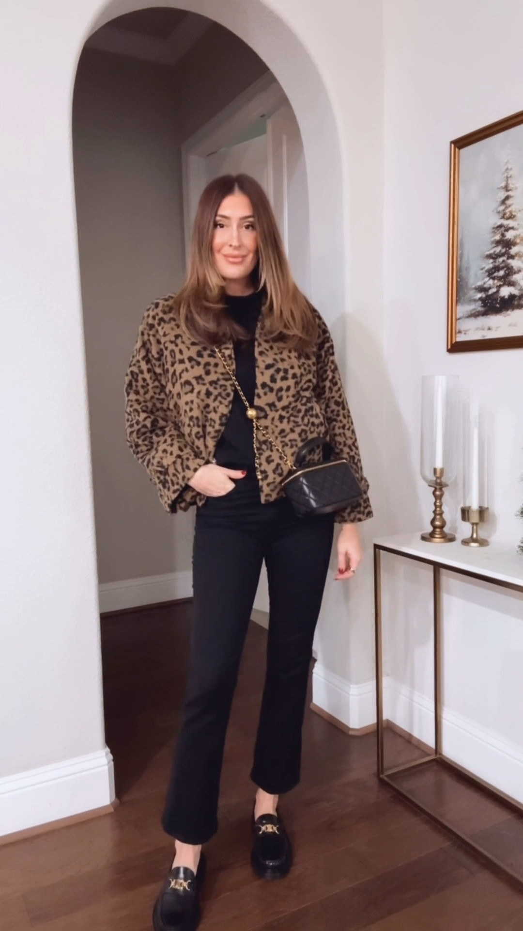 All black and leopard for the win 🖤✌🏼