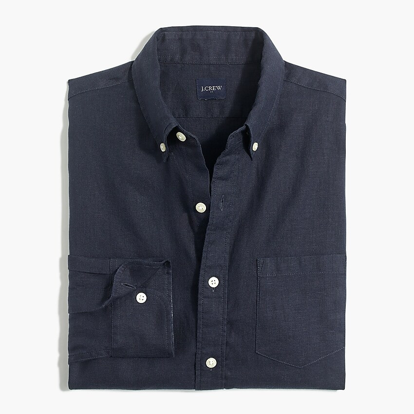 Slim linen-cotton shirt | J.Crew Factory