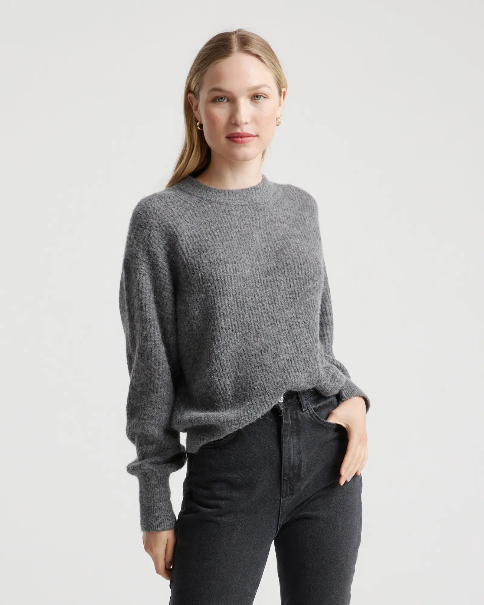 Baby Alpaca-Wool Crew | Quince