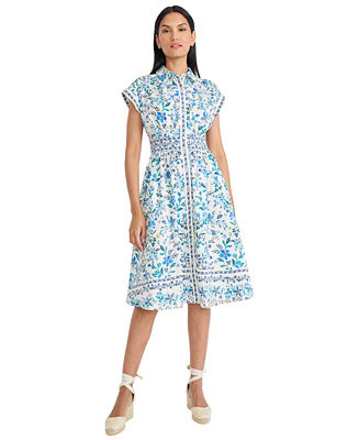 Women's Collared Midi Dress | Macy's