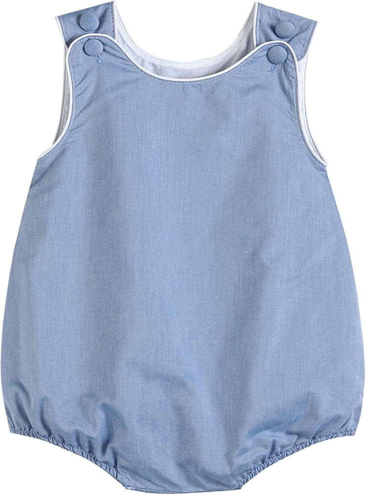 Lil cactus Baby & Toddler Boys and Girls Seersucker or Gingham One-Piece Bubble Romper | Amazon (US)