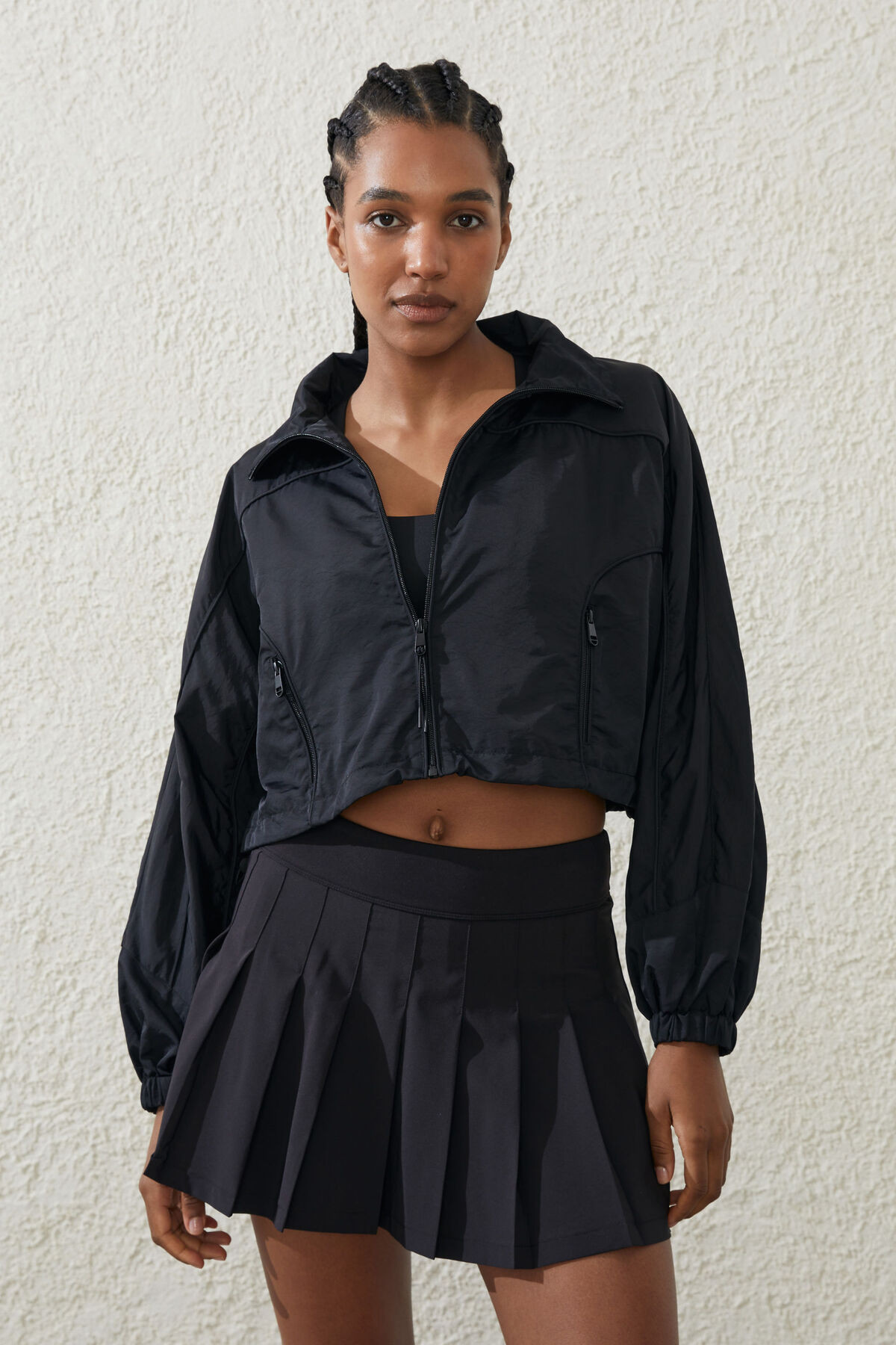 Cropped Contrast Anorak | Cotton On (US)