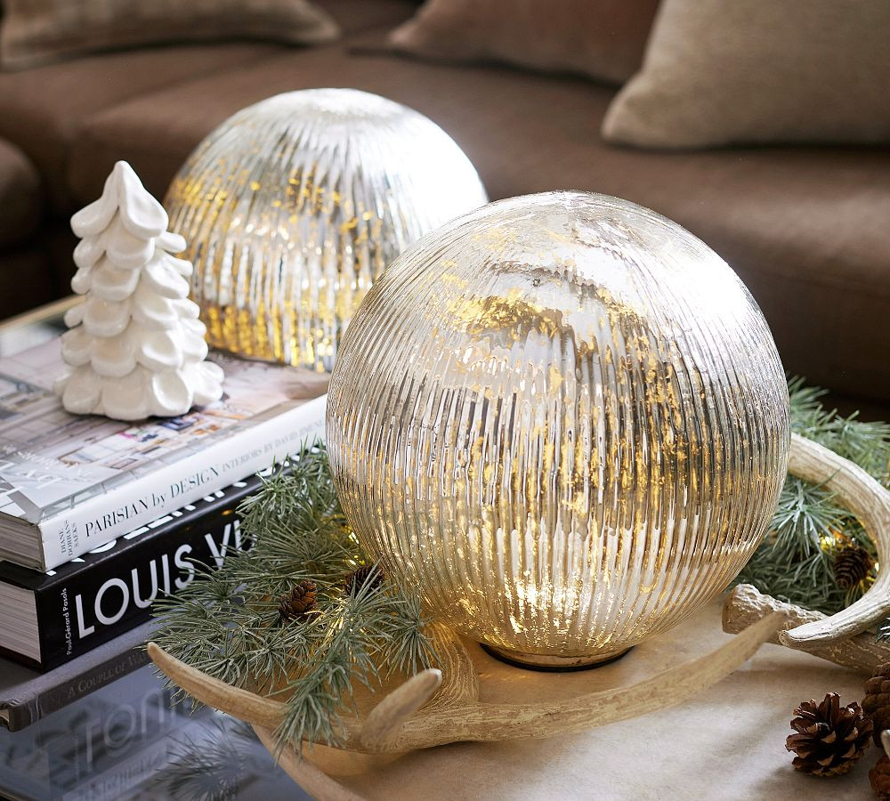 Lit Mercury Bauble | Pottery Barn (US)