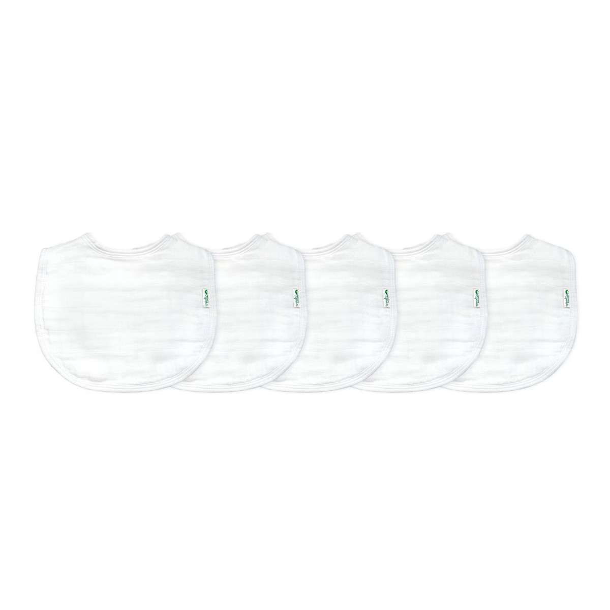 green sprouts Organic Cotton Muslin Bibs 5pk | Target