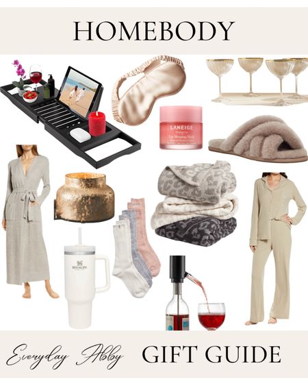 Gift guide for the homebody in your life 

#LTKHoliday #LTKGiftGuide