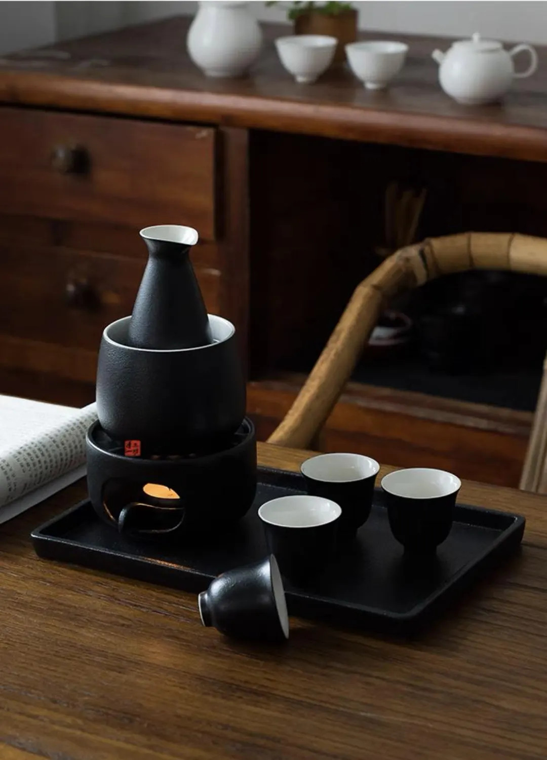 Personalized Handmade Ceramic Sake Set: Tokkuri, Ochoko Cups, Warmer - Etsy | Etsy (US)