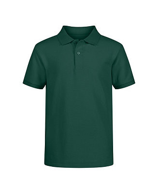 Big Boys Uniform Stretch Double Piqué Polo | Macy's