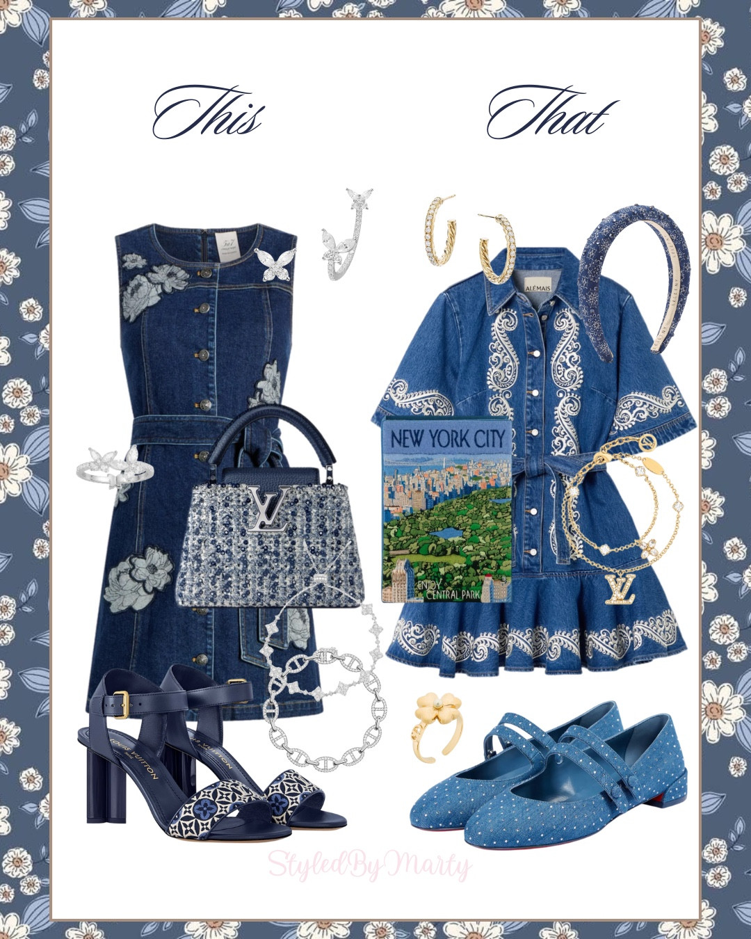 This Or That? - Denim Style 



Denim dress, denim outfit, fall dress, autumn fashion, fall outfit, denim flat shoes, bow heels, feminine fashion 

#LTKSeasonal #LTKShoeCrush #LTKStyleTip