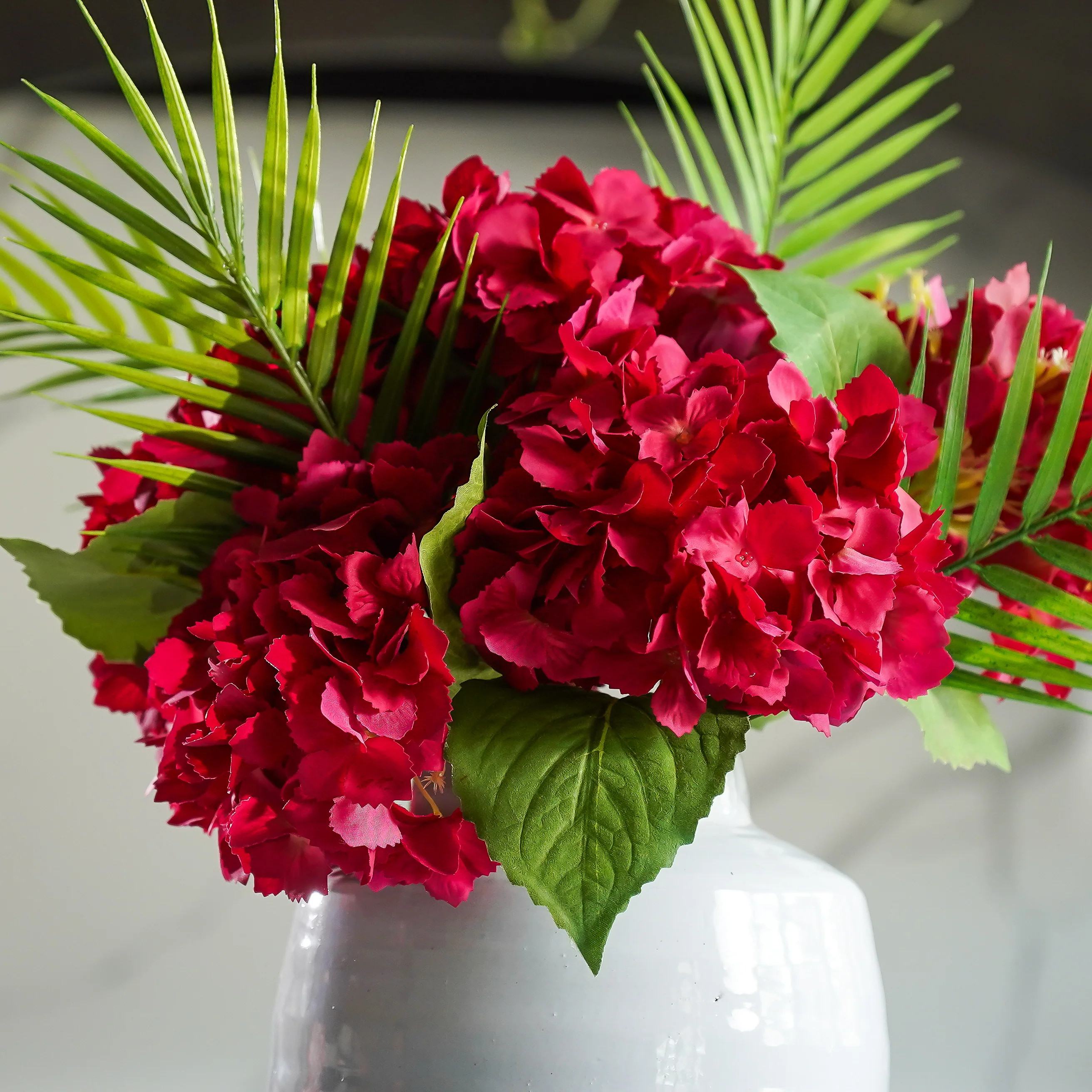 Real Touch Hydrangea | Fuchsia | MJHome