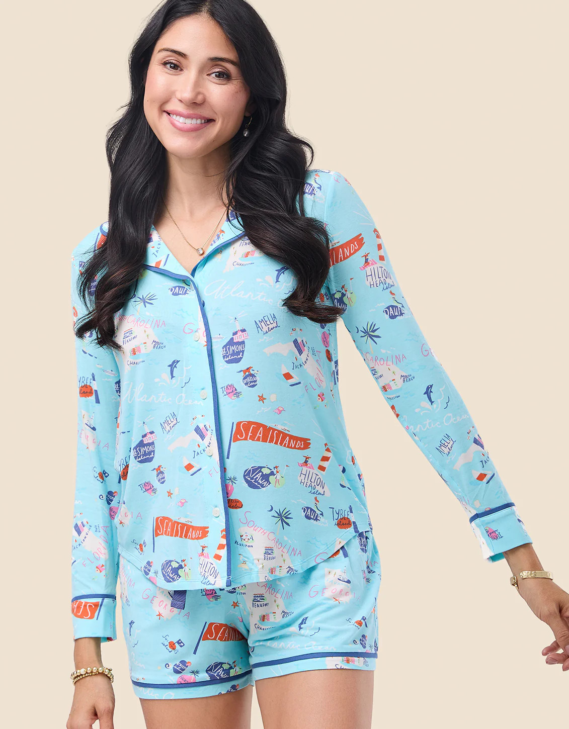 Pajama Top Sea Islands | Spartina 449