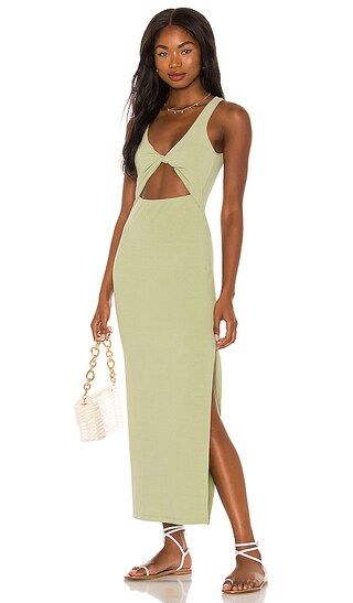 Nico Dress in Light Olive | Revolve Clothing (Global)