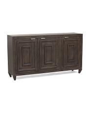 65x36x16 Briar Solid Wood 3 Door Sideboard | TJ Maxx