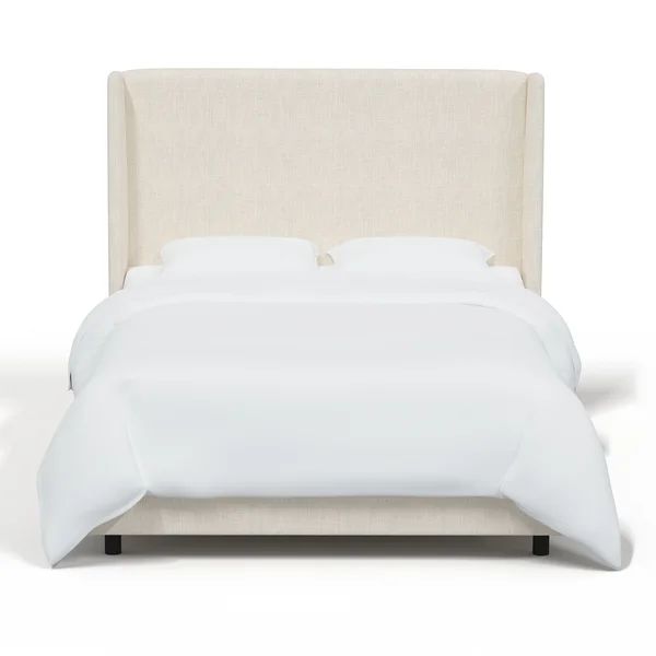 Queen Zuma White Tilly Upholstered Bed | Wayfair North America