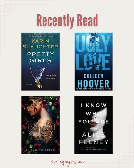 August has been the month for reading and I’m LOVING it!! Highly recommend adding these to your list. Bonded by thorns is for those who loved Beauty and the Beast growing up.

I know who you are & Bonded by thorns are included in Kindle unlimited! 

#bookrec #bookrecs #thrillerbooks #momswhoread #bookstagram #booksilove