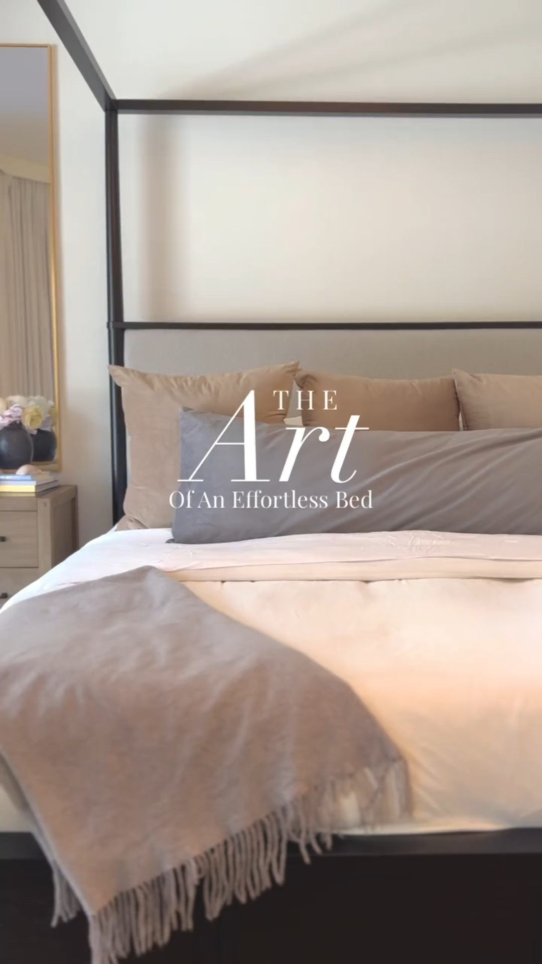 The best beds are never about perfection, they are about invitation. An effortless bed layers texture, color, and proportion so that it feels lived-in, yet considered.

Our’s always starts with a cream base; it sets a clean and refreshing foundation. From there, I weave in quiet neutrals like taupe and beige for warmth, a touch of sage or eucalyptus green for calm, and occasionally a dusty blush or clay for softness. Finally, a grounding note of charcoal or espresso ensures balance.

This palette is less about rules and more about atmosphere. When layered thoughtfully, it creates a bedroom that is both elevated and approachable. It’s retreat you look forward to at the end of the day and feel energized by at the start of a new one. 

For those who have asked, comment BED and I’ll share links to the exact pieces I used for our cozy bedding.

effortless bed styling | cream bedroom palette | layered bedding design | elevated bedroom retreat | cozy neutral interiors | luxury bedding inspiration | serene color theory | muted green accents | designer bed layers | warm neutral bedroom | curated home design | timeless bedroom look | elevated interior styling | relaxing bedroom atmosphere | DashwoodHomeDesign

#EffortlessDesign
#CuratedHome
#CreamAndNeutral
#ElevatedInteriors
#RelaxedLuxe
#LayeredBedding
#SereneSpaces
#ColorTheoryInDesign
#NeutralBedroom
#TimelessHomeStyle
#DashwoodHomeDesign
#InteriorAtmosphere
#ModernLuxeLiving
#CuratedComfort
#BedroomDetails