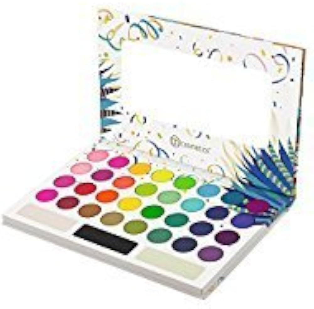 bh Cosmetics, 35 Color Eyeshadow Palette, Take Me Back To Brazil, Pressed Pigment, 8.3 oz | Amazon (US)