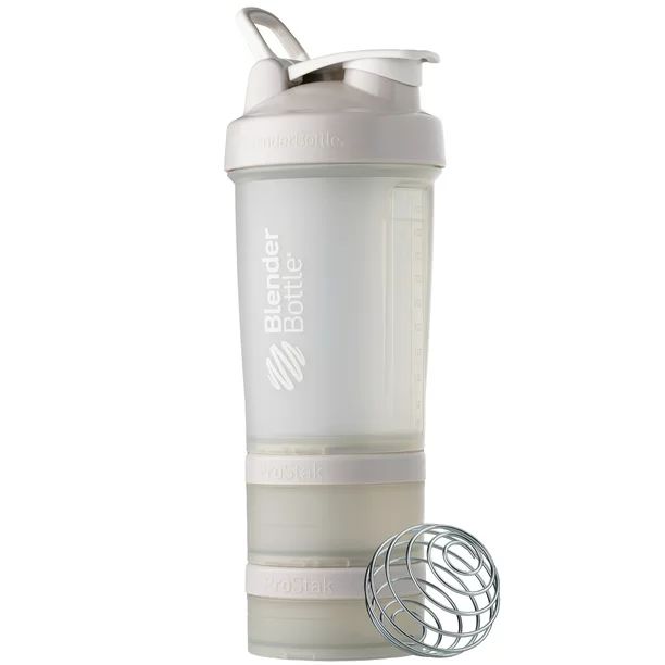 BlenderBottle ProStak 22 Oz Smoke Gray Solid Print Shaker Cup with Flip-Top Lid - Walmart.com | Walmart (US)