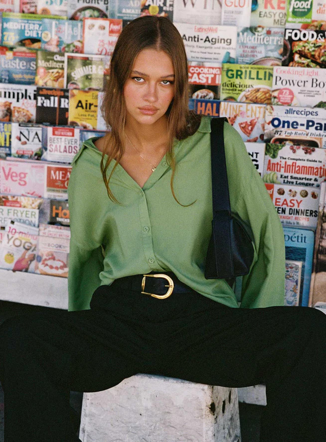 Newcastle Shirt Green | Princess Polly US