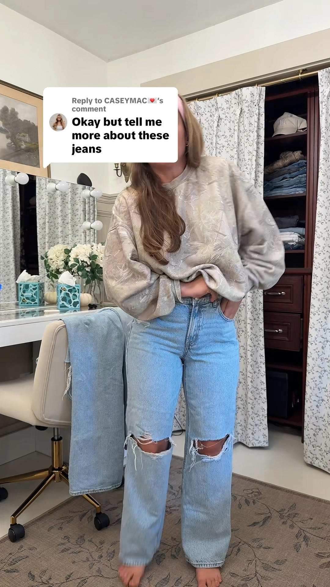 These are the only jeans in my closet that I wear on repeat. So comfortable and flattering . #aejeans #americaneagle #fashionover40 #fallfashion 

#LTKOver40 #LTKStyleTip #LTKFallSale