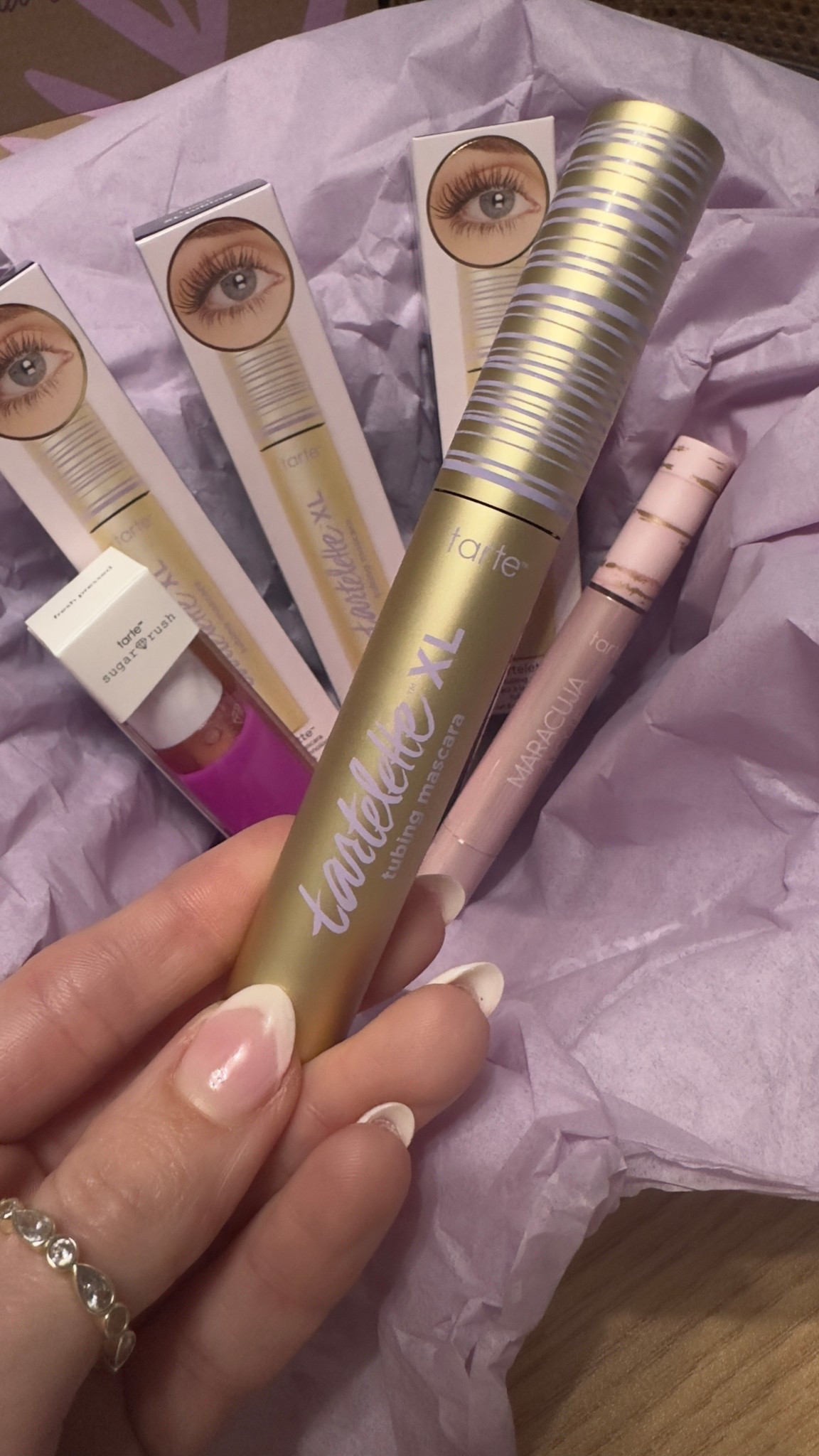 I’ve tried so many mascaras, and the Tarte XL in black is still my #1. It gives the perfect dramatic look, and I always stock up whenever it goes on sale. The Juicy Lip is from their limited-edition collection with the yummiest vanilla icing scent — the shade is Vanilla Cupcake. I have a few other colors and I’m obsessed with the formula.

The vegan oil from @sugarrush is new to me, but I’m excited to try it out!


#LTKFindsUnder50 #LTKGiftGuide #LTKBeauty