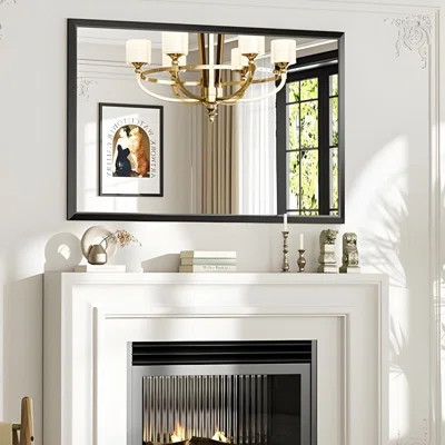 Atlas Rectangular Metal Framed Bathroom Mirror | Wayfair North America