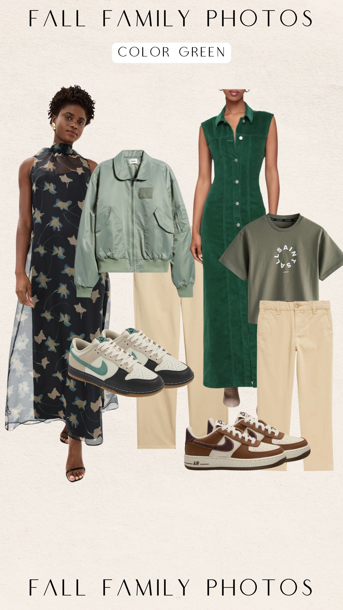 Family outfit inspo - green edition

#LTKSeasonal #LTKKids #LTKFamily