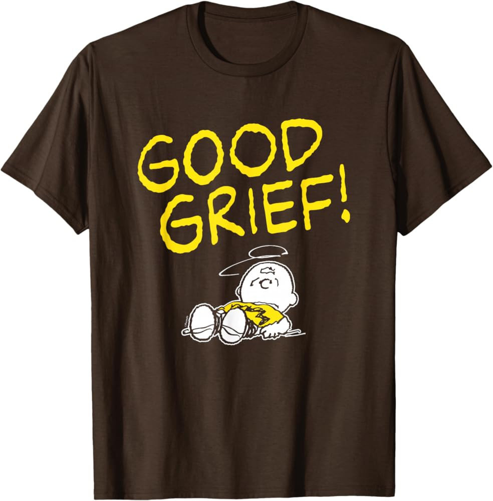 Peanuts - Charlie Brown Good Grief T-Shirt | Amazon (US)