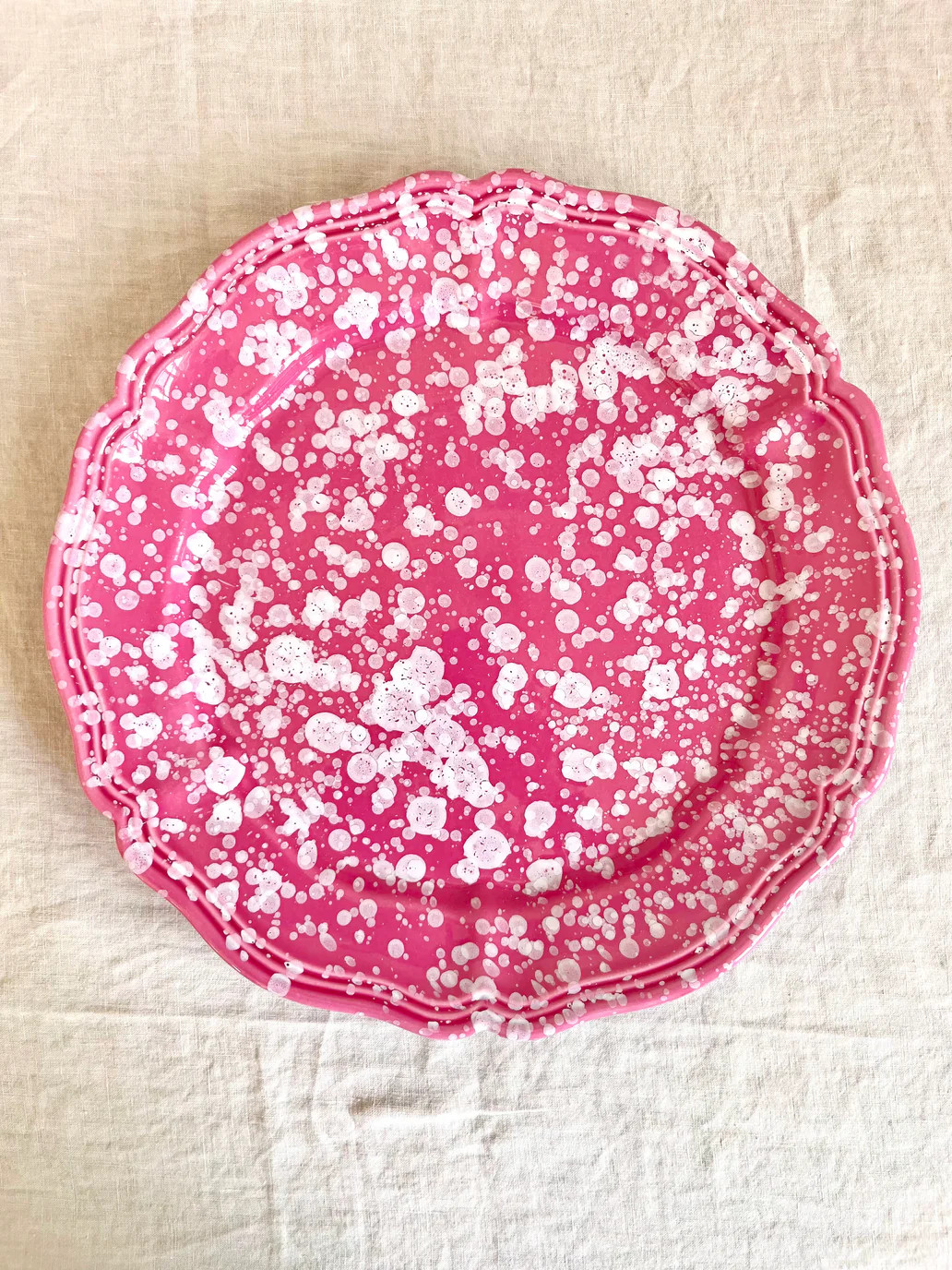 Pompeii Round Platter - Hibiscus 14 " | the ARK elements