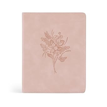 Hosanna Revival, New Living Translation, Notetaking Bible, Wide Margins, Pink Leather-like Cover ... | Amazon (US)