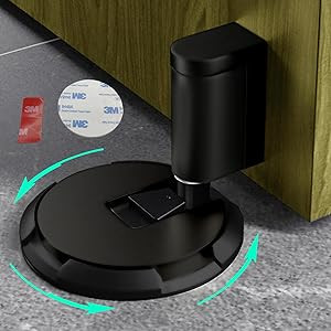 HOOFUS Mechanical Floor Door Stopper,Adjustable Height Door Holder, for Within 3/4 Inch High Door... | Amazon (US)