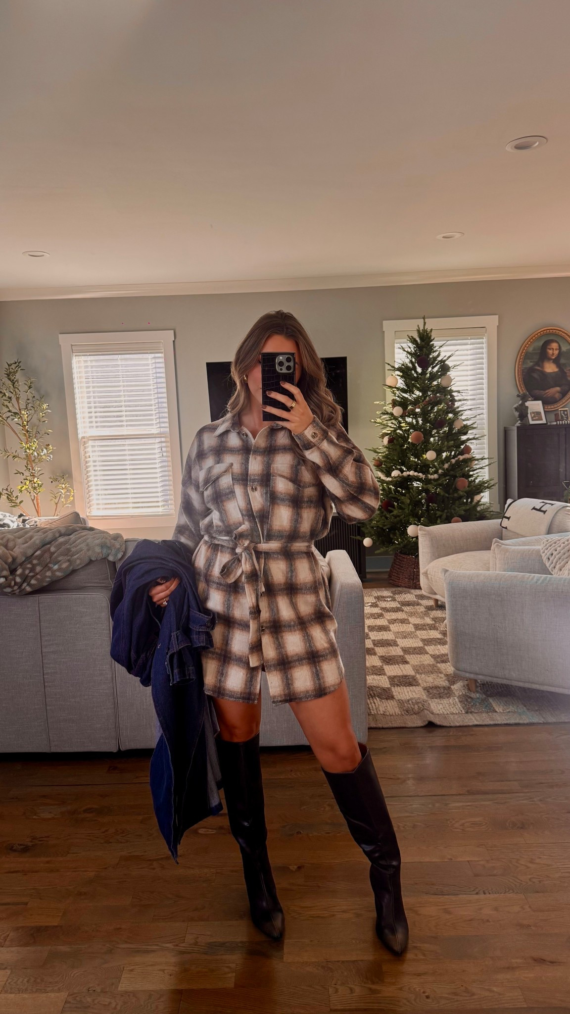 the perfect Thanksgiving outfit from Vici 🦃🍂 this dress is so comfy but will keep you looking chic. Boots are also Vici - SO COMFY! code VICTORIA30 

#LTKSeasonal #LTKHoliday #LTKootd