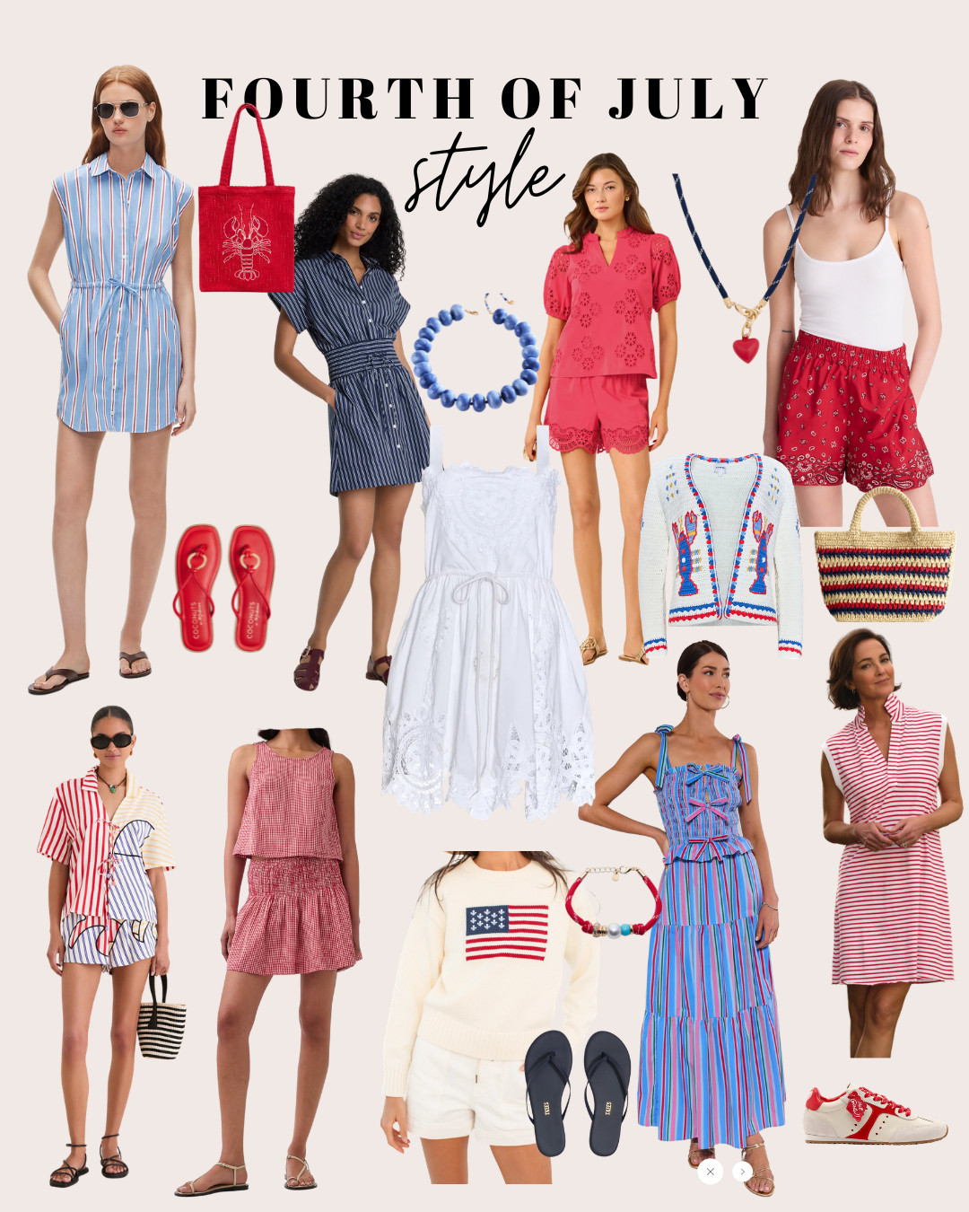 Still need ideas of what to wear for the Fourth of July?  I've got you!  There are so many great options!  I've rounded up some of my favorite looks for the 4th!  Perfect for midlife women who want to look festive! 

 #LTKSeasonal #LTKOver40 #LTKPetite