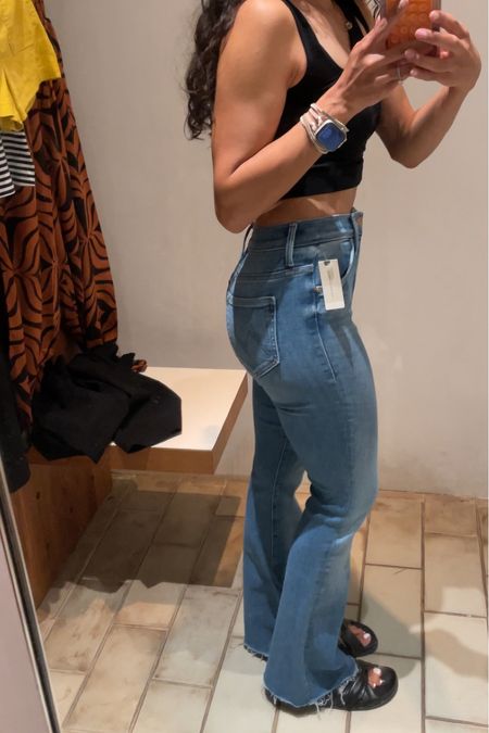These jeans fit like a glove! Im wearing a size 24  
From today until July 9 you can get 20% off these Jeans. You can copy promo code below, or use   ANTHROLTK20 at check out! 

#LTKsalealert #LTKxAnthro #LTKstyletip