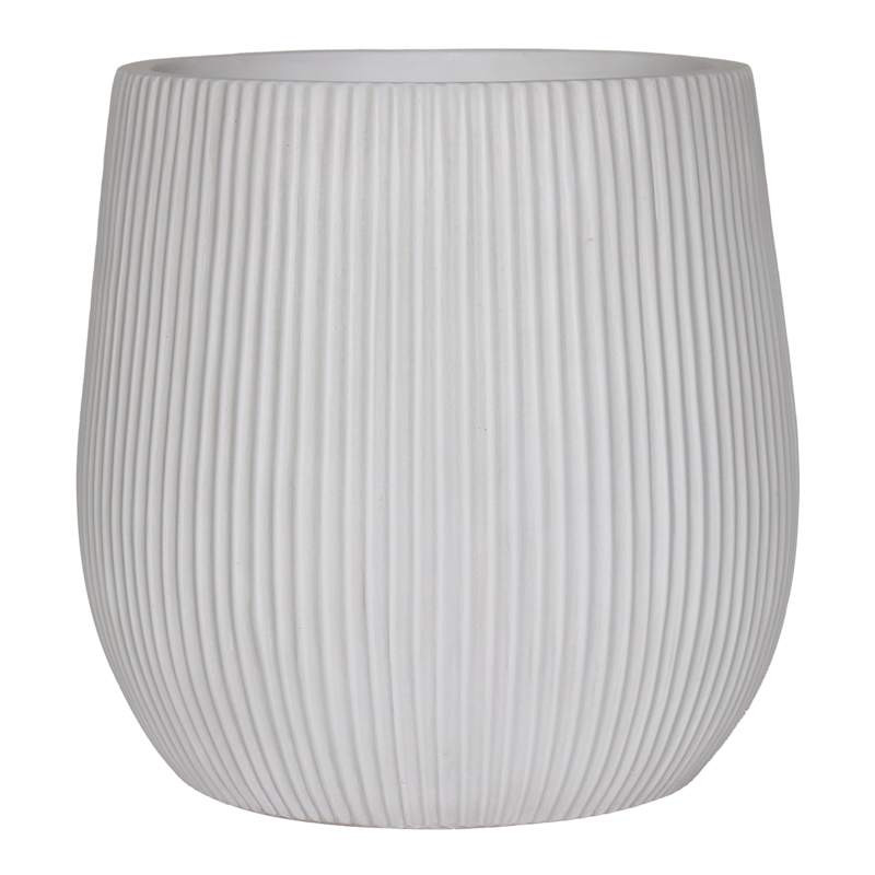Salem White Synthetic Planter, 12" | At Home