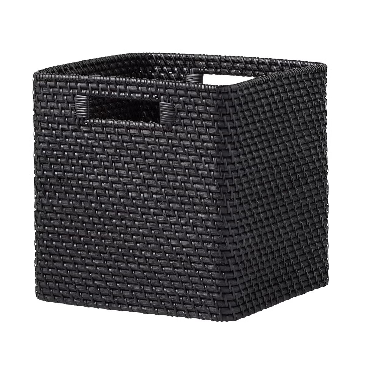 The Container Store Ori Curved Rattan Cubes | The Container Store