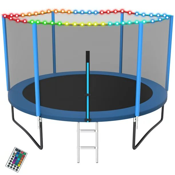 YORIN Trampoline for 2-3 Kids, 8 FT Trampoline for Adults with Enclosure Net, Ladder, 800LBS Weig... | Walmart (US)