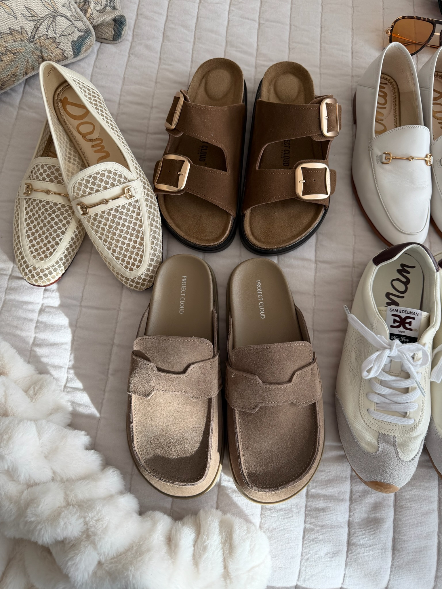 Shoe haul, spring shoes, neutral shoes, elevated everyday shoes, comfy yet chic shoes, themominstyle 

#LTKvlog #LTKmomlife #LTKootd