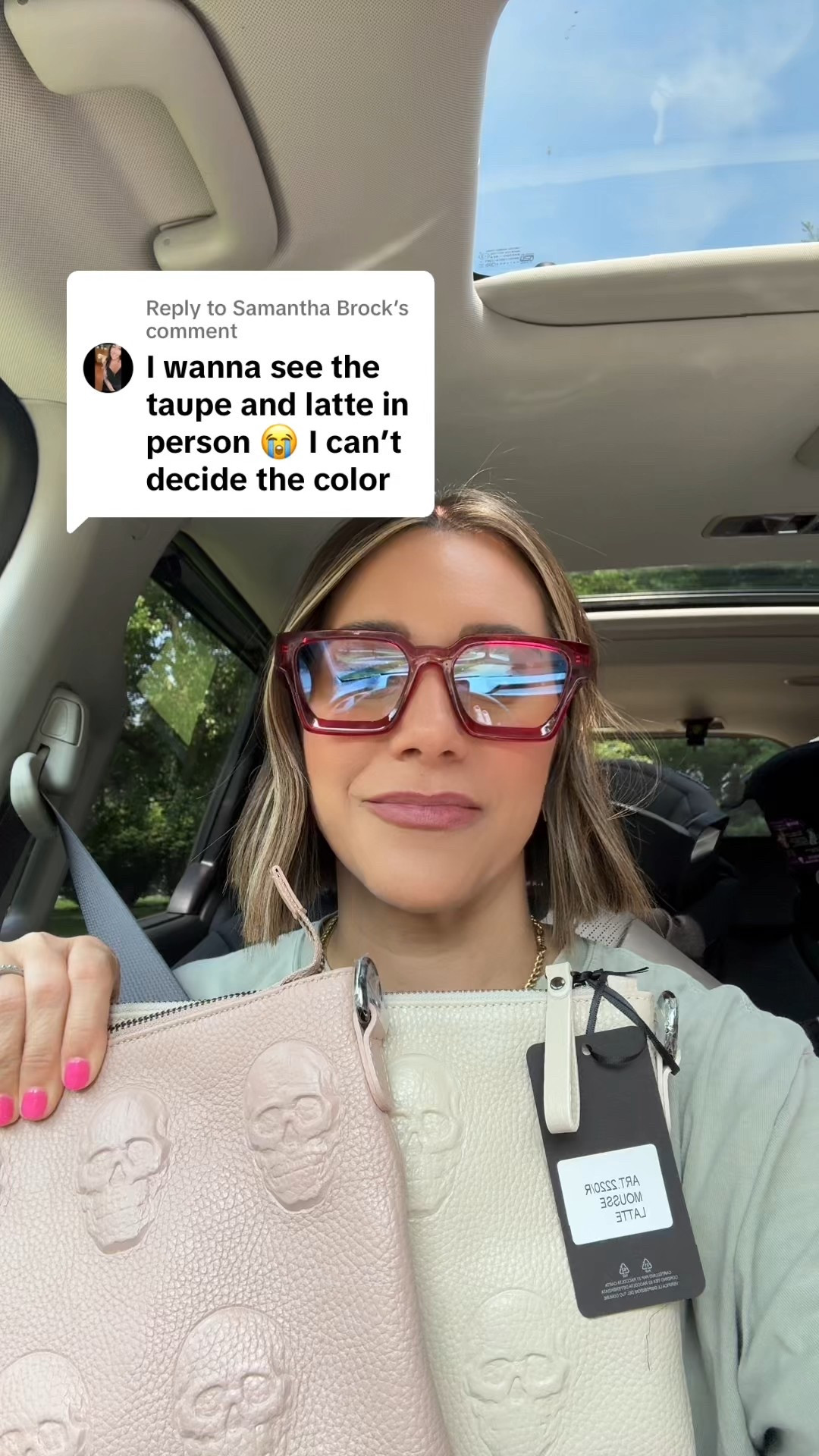 IO Pelle Skull Bags - latte vs taupe.

#LTKFindsUnder50 #LTKItBag