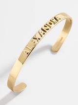 18K Gold Custom Cuff Bracelet | BaubleBar (US)